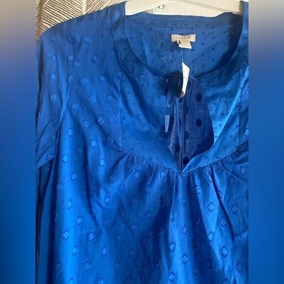 J Crew new blue blouse size XS - Picture 5 of 9